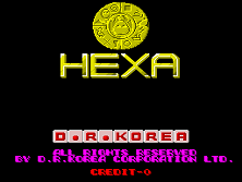 Hexa title screen
