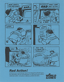 Rad Action promotional flyer