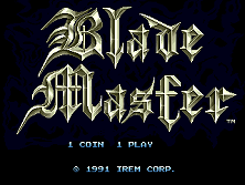 Blade Master title screen