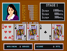 Poker Ladies gameplay screen shot