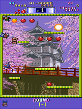 Bomb Jack Twin gameplay screen shot