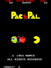 Pac & Pal title screen