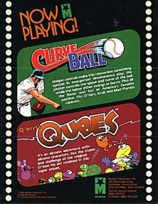 Q*Bert Qubes promotional flyer
