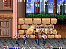 Double Dragon gameplay screen shot