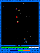 Astro Blaster gameplay screen shot
