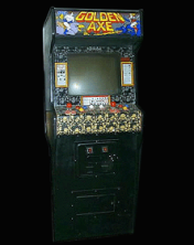 Golden Axe cabinet photo