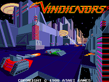 Vindicators title screen