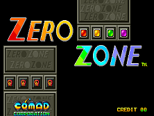 Zero Zone title screen
