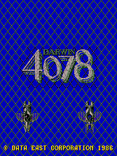 Darwin 4078 title screen