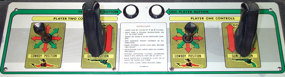 Boot Hill control panel