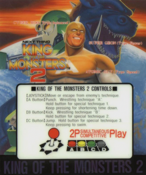 King of the Monsters 2 marquee