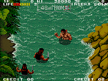 Ikari III: The Rescue gameplay screen shot