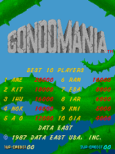 Gondomania title screen