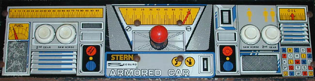 Armored Car control panel