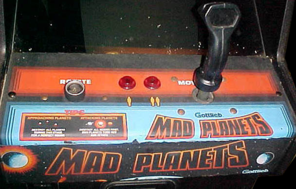 Mad Planets control panel