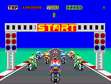 Hang On gameplay screen shot