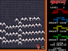 Gauntlet gameplay screen shot