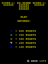 Invinco title screen