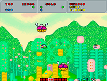 Fantasy Zone gameplay screen shot