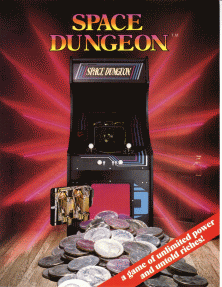 Space Dungeon promotional flyer