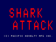 Shark Attack title screen