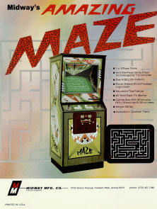 Amazing Maze promotional flyer