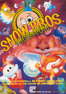 Snow Bros. promotional flyer