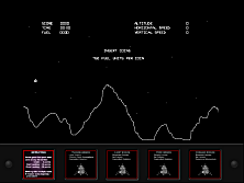 Lunar Lander title screen