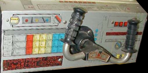 Space Encounters control panel