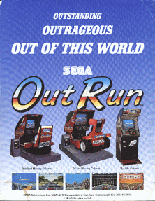 Out Run promotional flyer