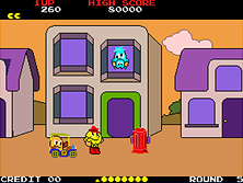 Pac-Land gameplay screen shot