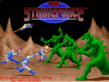 Strike Force title screen