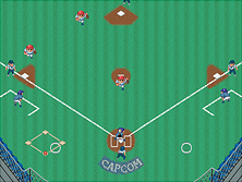 Capcom Baseball gameplay screen shot