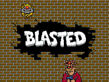 Blasted title screen