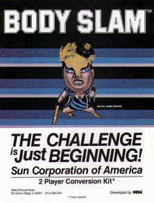 Body Slam promotional flyer