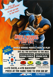 World Heroes Perfect promotional flyer