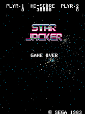 Star Jacker title screen