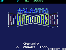 Galactic Warriors title screen