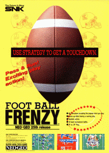 Football Frenzy promotional flyer