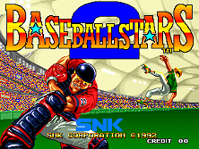 Baseball Stars  2 title screen