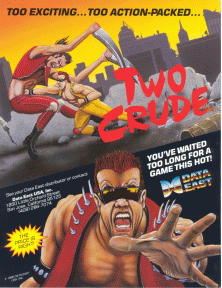 Two Crude promotional flyer