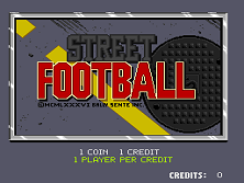 Street Football title screen