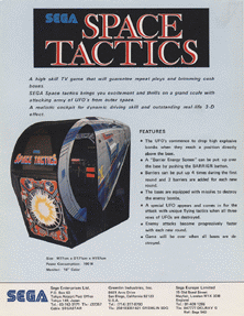 Space Tactics promotional flyer