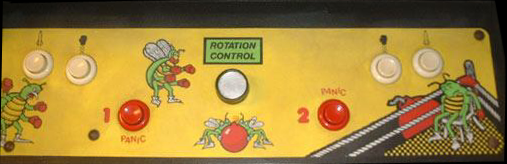 Boxing Bugs control panel