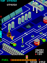 Zaxxon gameplay screen shot