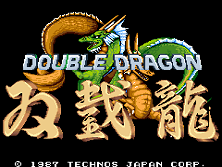 Double Dragon title screen