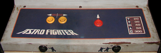 Astro Fighter control panel