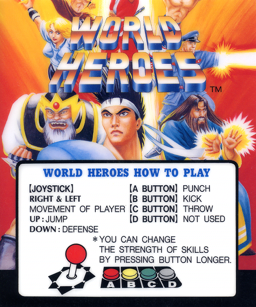 World Heroes marquee