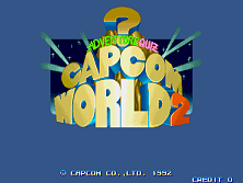 Adventure Quiz: Capcom World 2 title screen