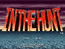 In the Hunt title screen